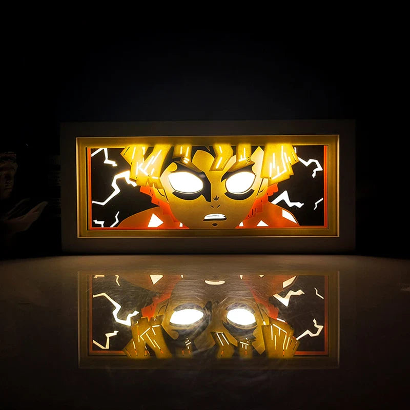 Caixa de Decoração estilo anime Dragon ball com controle remoto