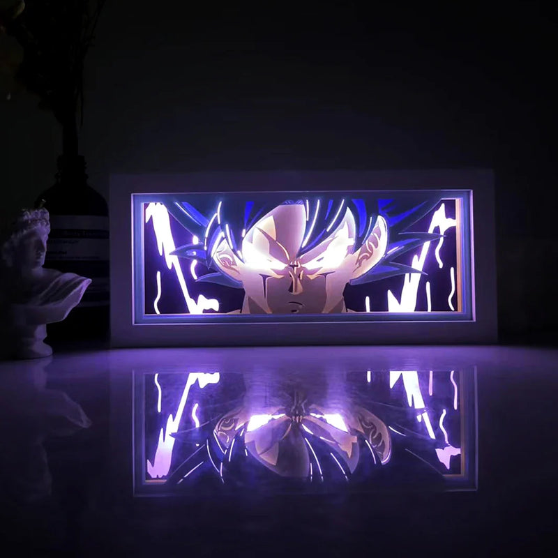 Caixa de Decoração estilo anime Dragon ball com controle remoto